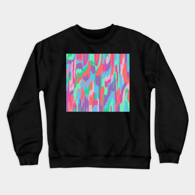 Bold Colorful Abstract Art Print Crewneck Sweatshirt by DanielleGensler